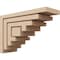 Ekena Millwork 7"W x 21"D x 14"H Classic Landon Rough Cedar Woodgrain TimberThane Corbel, Primed Tan CORUR07X21X14LANRCPR - alternate 1